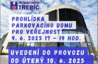 V nemocnici v Třebíči se otevře v úterý 10. června pro pacienty parkovací dům.
